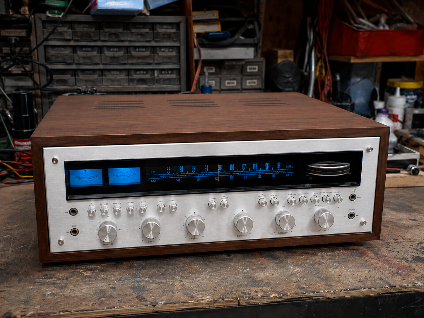 Marantz 2270 receiver after service and final bench validation
